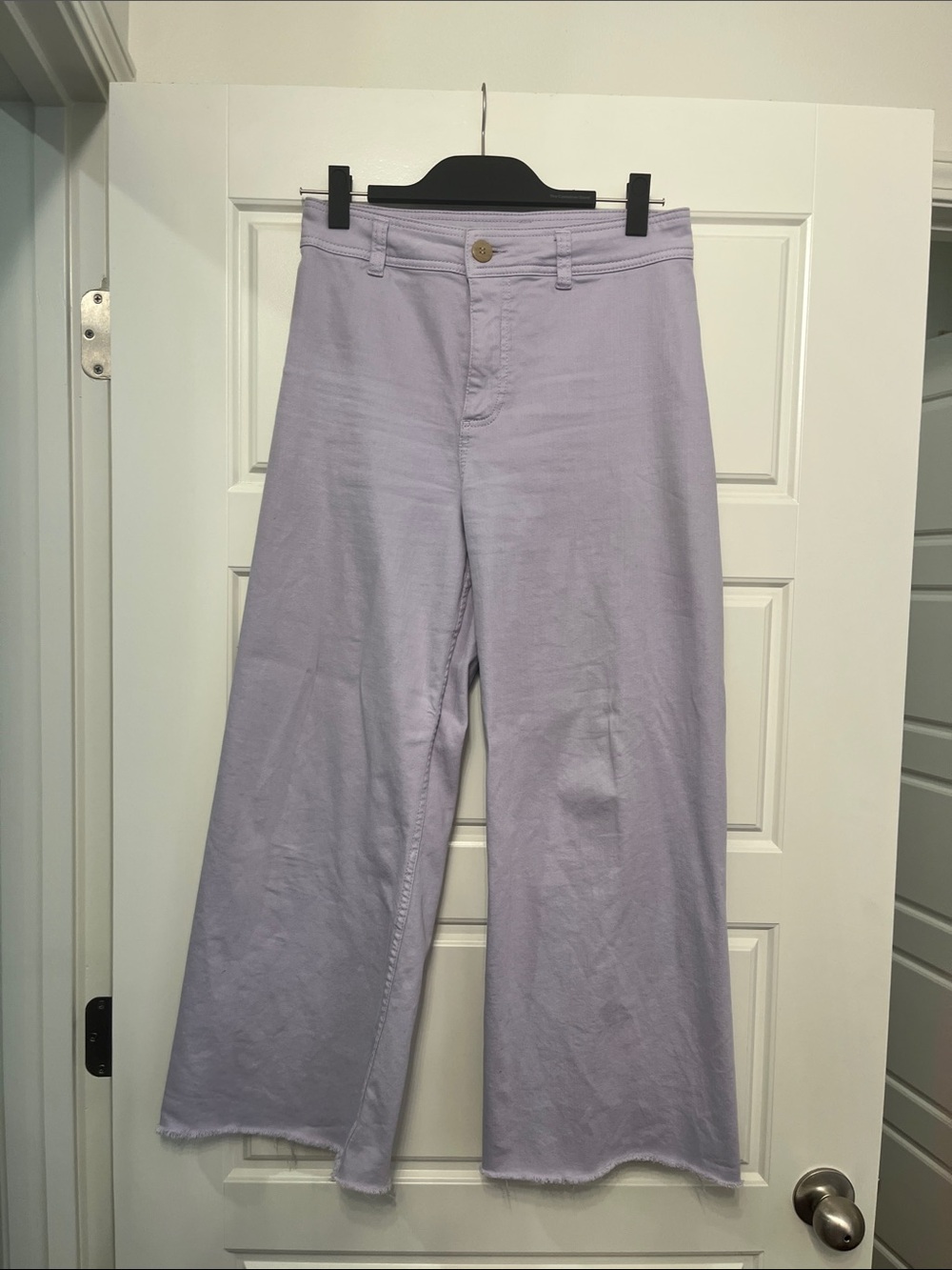 ANTONIO MELANI Lavender Wide Leg Flare Jeans